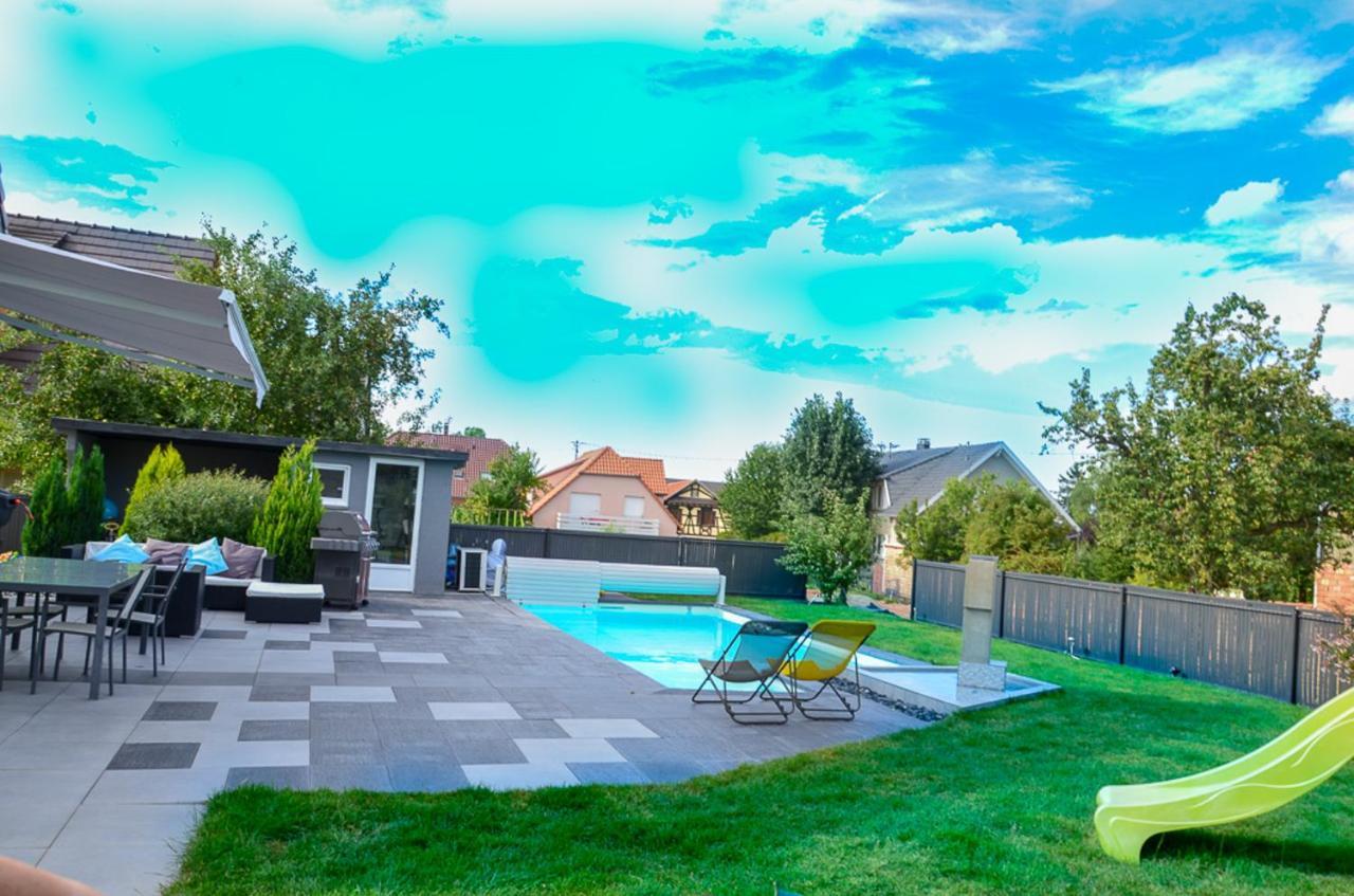 Gites Spa Strasbourg - La Villa 14 Furdenheim Екстер'єр фото